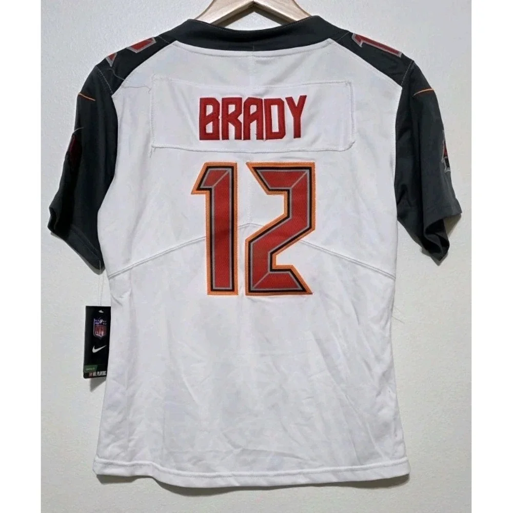 Tom‎ Brady #12 Tampa Bay Buccaneers 100th Anniversary Game Jersey White XXL Nike